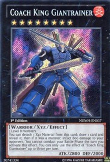 Coach King Giantrainer (NUMH-EN037) [Number Hunters]