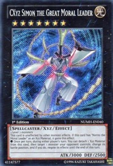 CXyz Simon the Great Moral Leader (NUMH-EN040) [Number Hunters]