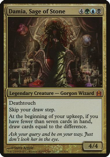 Damia, Sage of Stone (Oversized) [Oversize Cards]