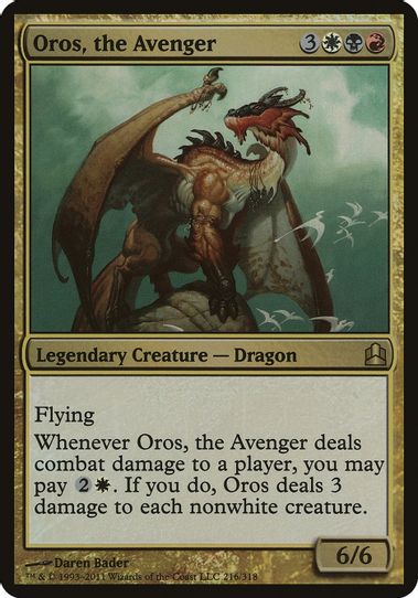 Oros, the Avenger (Oversized) [Oversize Cards]