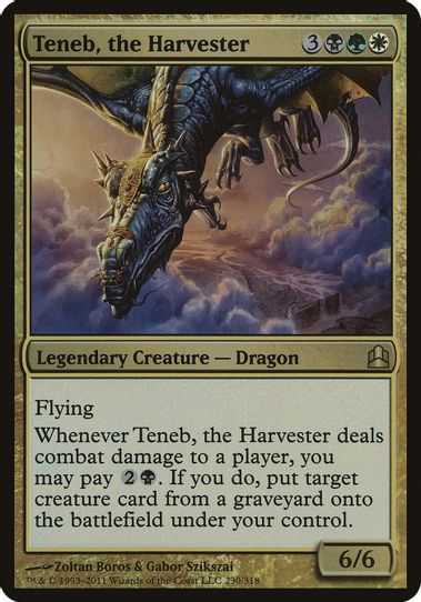 Teneb, the Harvester (Oversized) [Oversize Cards]