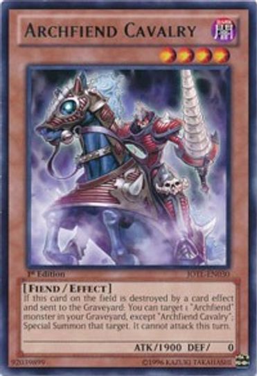 Archfiend Cavalry (JOTL-EN030) [Judgment of the Light]