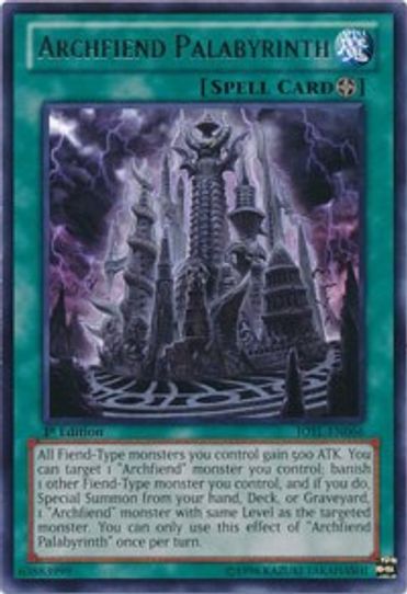 Archfiend Palabyrinth (JOTL-EN066) [Judgment of the Light]