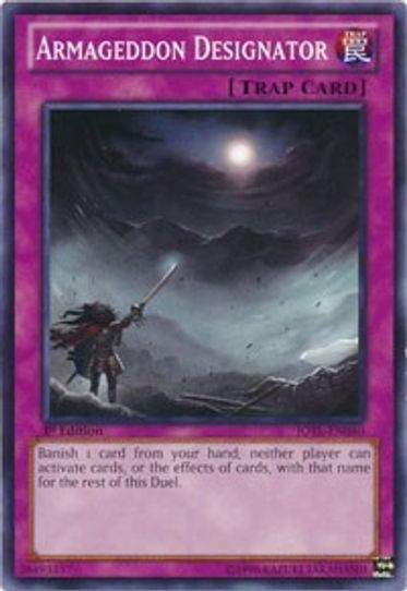 Armageddon Designator (JOTL-EN080) [Judgment of the Light]