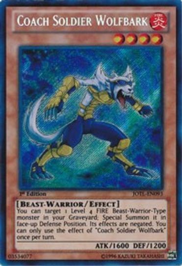 Coach Soldier Wolfbark (JOTL-EN093) [Judgment of the Light]