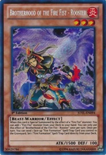 Brotherhood of the Fire Fist - Rooster (JOTL-EN094) [Judgment of the Light]