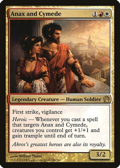 Anax and Cymede (186) [Theros]