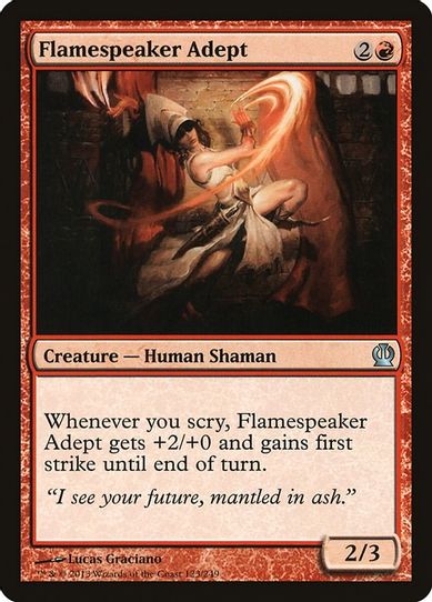Flamespeaker Adept (123) [Theros]
