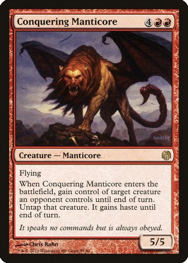 Conquering Manticore (55) [Duel Decks: Heroes vs. Monsters]