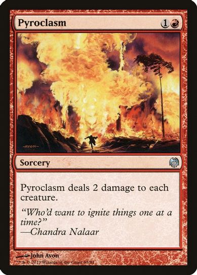 Pyroclasm (63) [Duel Decks: Heroes vs. Monsters]