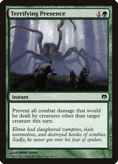 Terrifying Presence (65) [Duel Decks: Heroes vs. Monsters]