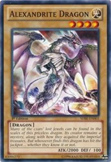 Alexandrite Dragon (SDBE-EN003) [Structure Deck: Saga of Blue-Eyes White Dragon]