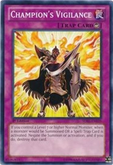 Champion's Vigilance (SDBE-EN039) [Structure Deck: Saga of Blue-Eyes White Dragon]