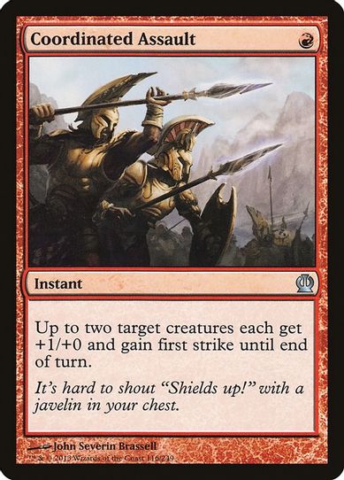 Coordinated Assault (116) [Theros]