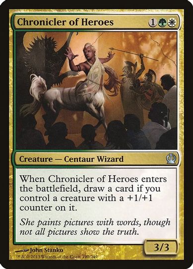 Chronicler of Heroes (190) [Theros]