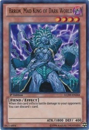 Brron, Mad King of Dark World (LCJW-EN244) [Legendary Collection 4: Joey's World]