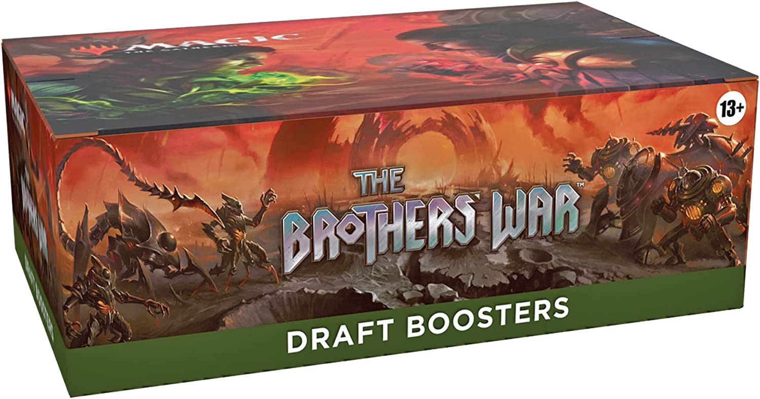 March Of The Machine Draft Booster Magic: The Gathering The Brothers' War Draft Booster Box - 36 Packs, 540 Cards, Retro Artifacts Inside Duskmourn Mtg March Of The Machine Draft Booster Magic: The Gathering The Brothers' War Draft Booster Box - 36 Packs, 540 Cards, Retro Artifacts Inside Duskmourn Mtg