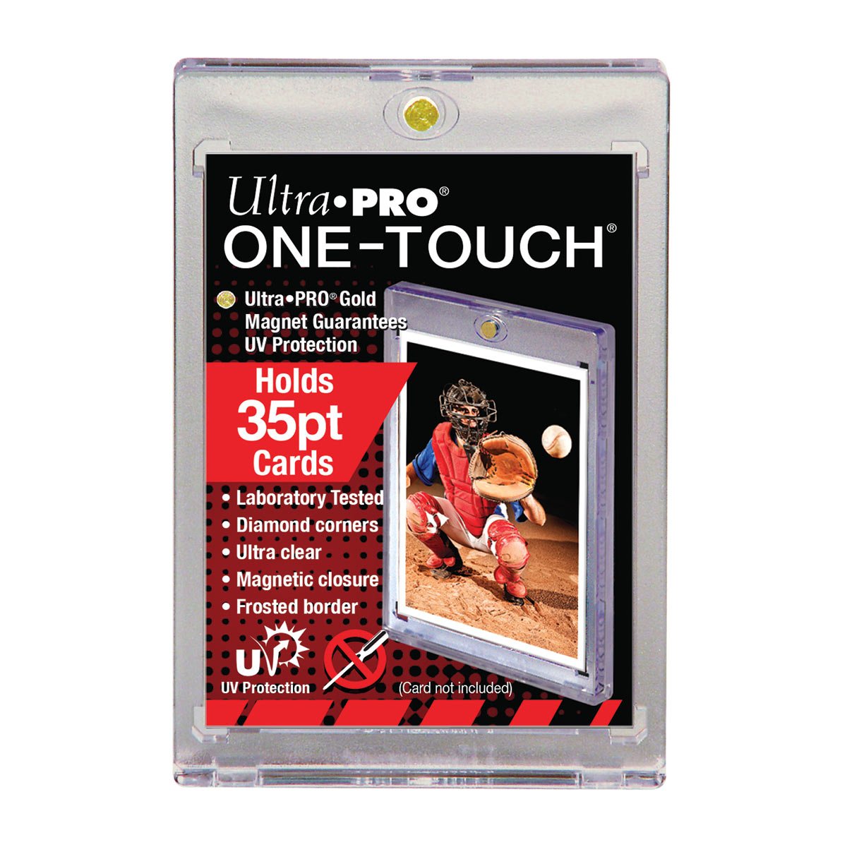Ultrapro One-Touch 35Pt Card Holder - Magnetic