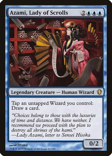 Azami, Lady of Scrolls (31) [Commander 2013]
