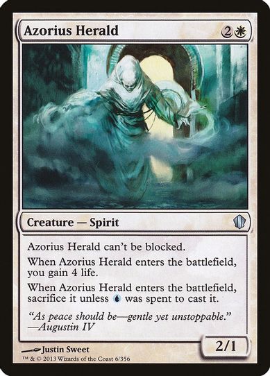 Azorius Herald (6) [Commander 2013]
