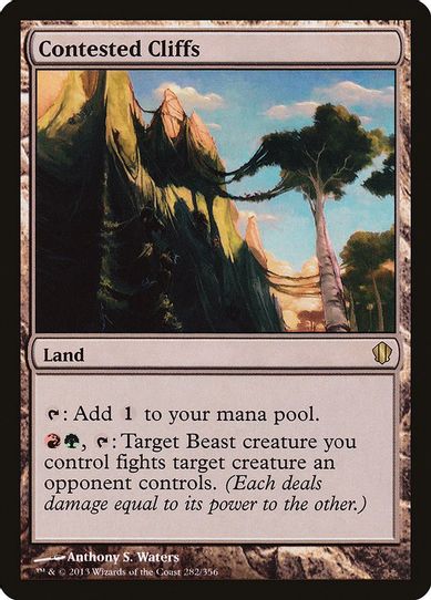 Contested Cliffs (282) [Commander 2013]