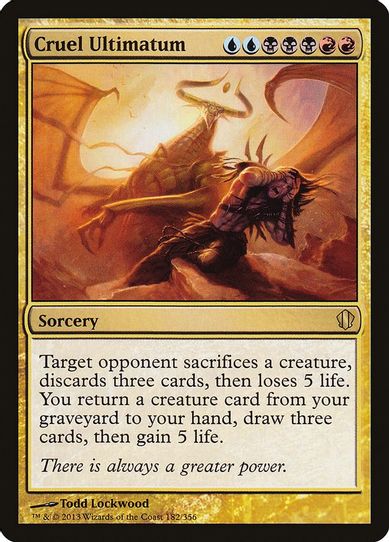 Cruel Ultimatum (182) [Commander 2013]