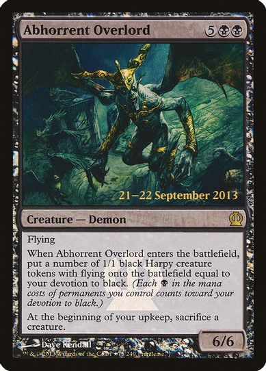 Abhorrent Overlord (75) [Prerelease Cards]
