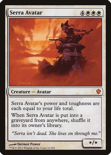 Serra Avatar (21) [Commander 2013]