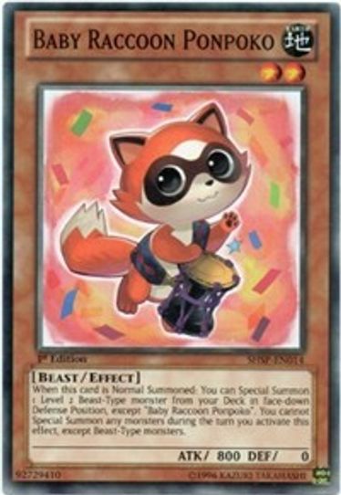 Baby Raccoon Ponpoko (SHSP-EN014) [Shadow Specters]