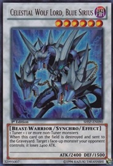 Celestial Wolf Lord, Blue Sirius (SHSP-EN090) [Shadow Specters]