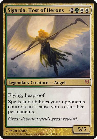 Sigarda, Host of Herons (Oversized) (219) [Oversize Cards]