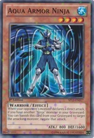 Aqua Armor Ninja (Starfoil) (SP13-EN017) [Star Pack 2013]