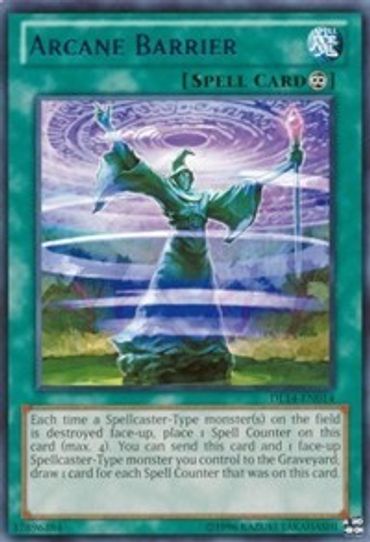 Arcane Barrier (Red) (DL14-EN014) [Duelist League Promo]