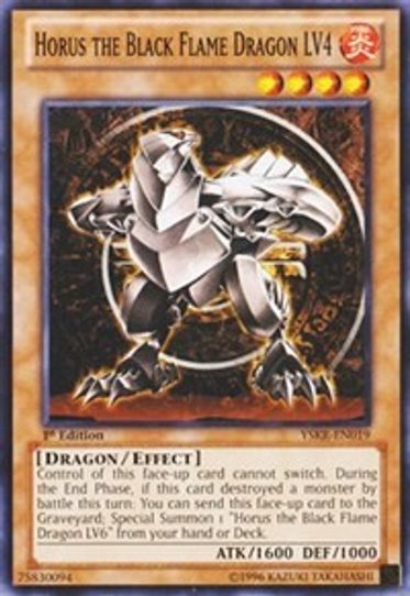 Horus the Black Flame Dragon LV4 - Starter Deck: Kaiba Reloaded - YuGiOh