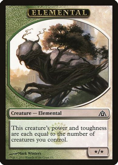 Elemental Token (1) [Dragon's Maze]