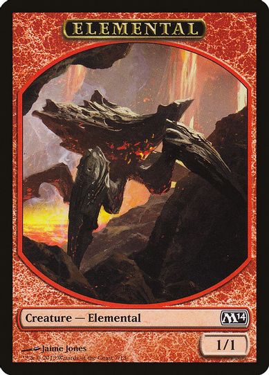 Elemental Token (Jones) (7) [Magic 2014 (M14)]