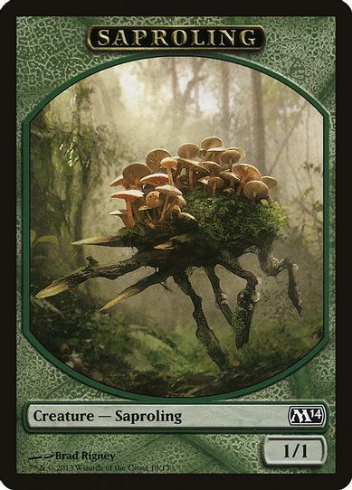 Saproling Token (10) [Magic 2014 (M14)]