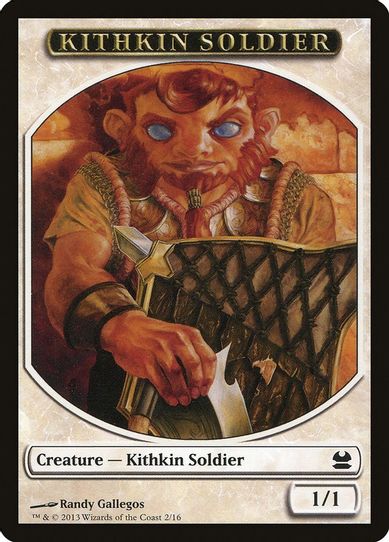 Kithkin Soldier Token [Modern Masters]