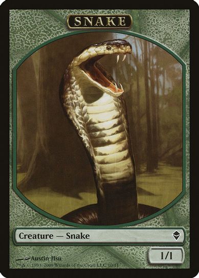 Snake Token [Zendikar]