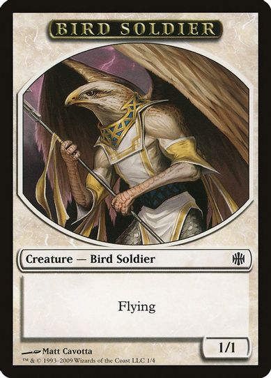 Bird Soldier Token [Alara Reborn]