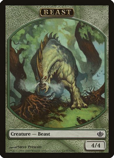 Beast Token () [Duel Decks: Garruk vs. Liliana]