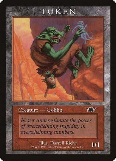 Goblin Token (Legions) [Magic Player Rewards]