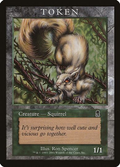 Squirrel Token (Odyssey) [Magic Player Rewards]