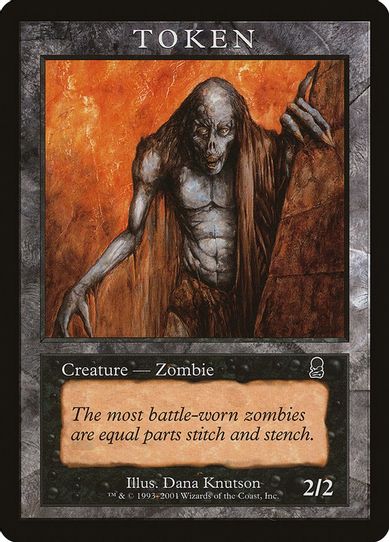 Zombie Token (Odyssey) [Magic Player Rewards]