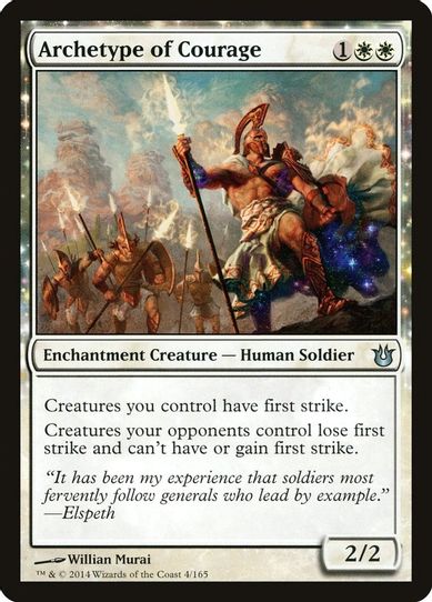 Archetype of Courage (4) [Born of the Gods]