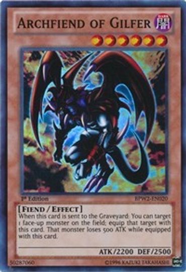 Archfiend of Gilfer (BPW2-EN020) [Battle Pack 2: War of the Giants – Round 2]
