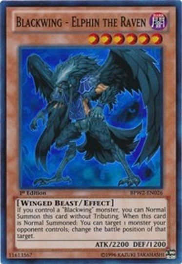Blackwing - Elphin the Raven (BPW2-EN026) [Battle Pack 2: War of the Giants – Round 2]