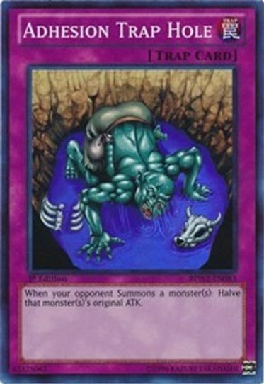 Adhesion Trap Hole (BPW2-EN083) [Battle Pack 2: War of the Giants – Round 2]