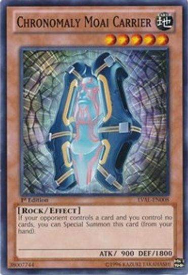 Chronomaly Moai Carrier (LVAL-EN008) [Legacy of the Valiant]