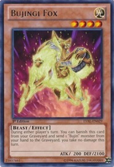 Bujingi Fox (LVAL-EN029) [Legacy of the Valiant]